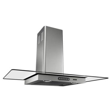 Imagem de Coifa Terim Vidro Reto Duto Slim 80Cm Inox 220V, 220V