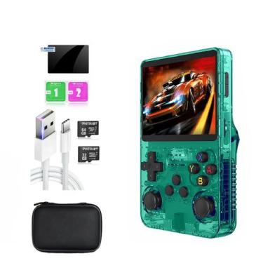 Imagem de Consola de jogos portátil R36S Retro de 3,5 polegadas e mais de 15.000