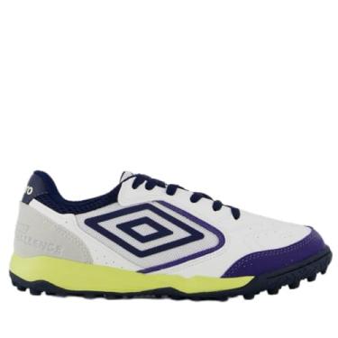 Imagem de Chuteira Umbro Pro Challenge Uptake Society Branca e Roxa 37