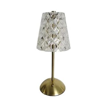 Imagem de Luminária De Mesa LED Recarregável USB Com Sensor De Toque Luz Noturna