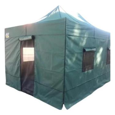 Imagem de Tenda sanfonada camping 6x3 nylon600 - GOIANIA TENDAS , Verde