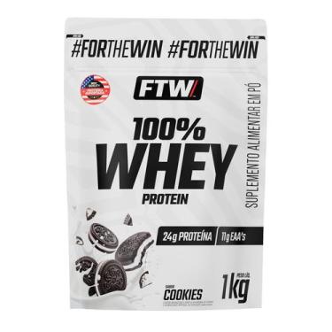 Imagem de Whey Protein 100 Concentrado Refil 1kg FTW, Cookies