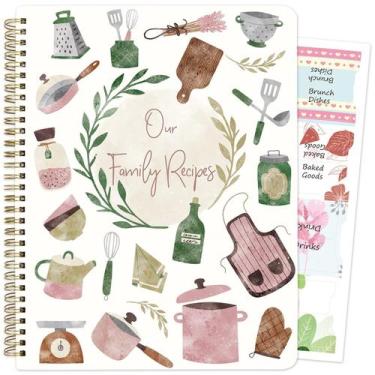 Imagem de Livro de receitas: ceiba tree Family Blank Cookbook 21x29.7cm