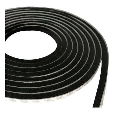Imagem de Vedação Janelas Portas Contra Vento 5X7Mm 5 Metros Cor Preto