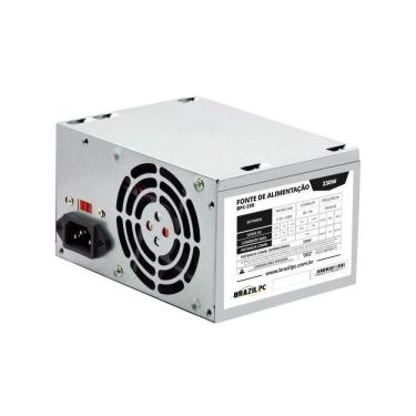 Imagem de Fonte Alimentação Pc Brazil PC BPC-230 230W Prata