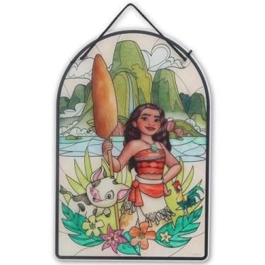 Imagem de Open Road Brands Decoração de parede acrílica para pendurar princesa Moana da Disney - Bela arte de parede Moana para casa