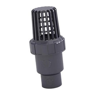 Imagem de Generic Válvula de pé para bomba de água, design de cesta de filtro superior, válvula plana de baixa pressão de PVC de via única para mangueiras de piscina, 32mm