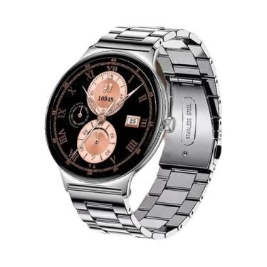 Imagem de Relógio Inteligente Feminino AMOLED Com Display Sempre Ativo, Chamada 