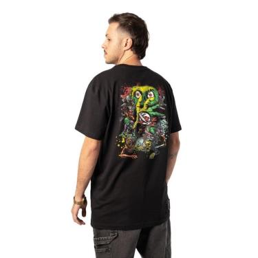 Imagem de Camiseta Lost 22623002 Zombie Crawling - Preto-Masculino