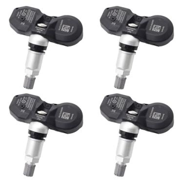 Imagem de Kit de Sistema de Monitoramento da Pressão dos Pneus para A&UDI A6 4B A8 4E, 4 peças, Sensor de Pressão dos Pneus TPMS 4D0907275C ((4PCS) 4D0907275C)