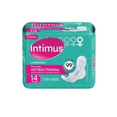 Imagem de Absorvente intimus antibacteriano com abas 14 unidades