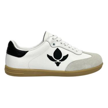 Imagem de Tênis Cravo e Canela Pietra Couro 1629CC Branco/Preto-Feminino