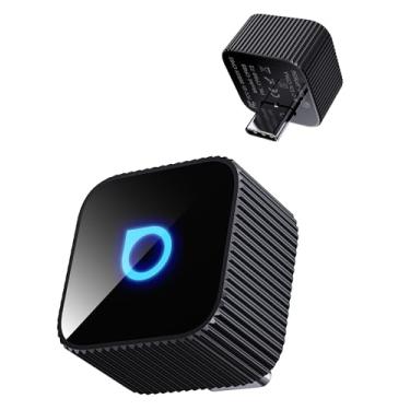 Imagem de Ottocast Adaptador CarPlay sem fio Mini Cube 3.0 USB C, adaptador automotivo sem fio Android, Plug & Play com reconexão automática rápida, adaptador mini para carro