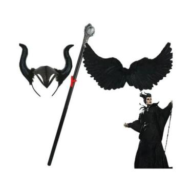 Imagem de Tiara De Maleficent Para Crianças, Acessório De Fantasia Da Rainha Mal