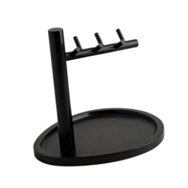 Imagem de Fenteer Porta-chaves para de entrada, organizador de joias, suporte decorativo de madeira para mesa de cabeceira, cozinha, escritório e quarto, 22.5 X 19 X 21 Cm