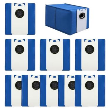 Imagem de Pacote com 10 sacos de vácuo descartáveis de grande capacidade de 4,6 L, para aspirador de pó robô autoesvaziador bObsweep UltraVision e UltraVision Pet