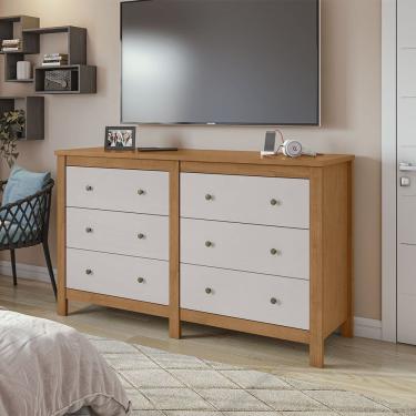 Imagem de Comoda Horizontal Maggiore com 6 Gavetas Lopas