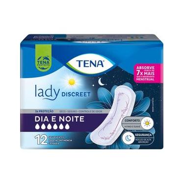 Imagem de Absorvente para Incontinência Urinária Tena Lady Discreet Dia e Noite 12un