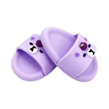 Imagem de Chinelo Miniatura Tubarão Fofo: Acessório Labubu Para Bonecas  Calçado