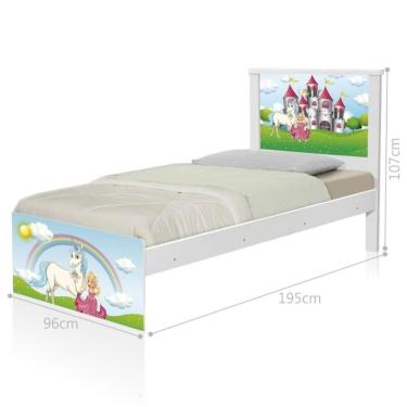 Imagem de Bi Cama Juvenil Zap Princesa Encantada Com Colchões