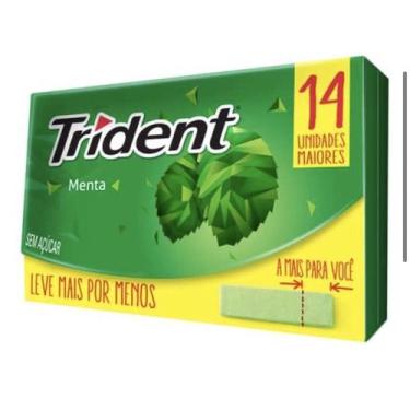 Imagem de Chiclete Trident Menta C/ 14Unid 25,2g