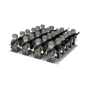 Imagem de Brinquedos De Blocos De Montar Em Forma De Bonecos Humanoides Miniatur