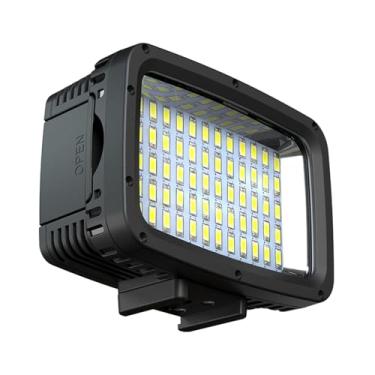 Imagem de Luz de mergulho compatível com Gopro, lanterna de mergulho de 1800 lm, 4 modos SL-101 luzes subaquáticas, luz de enchimento de mergulho impermeável de 40 m, luz de LED subaquática para câmera de ação