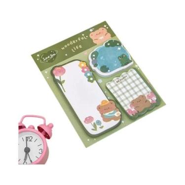 Imagem de Blocos De Notas Adesivas Fofos Kawaii Com Desenhos De Morango, Coelho 