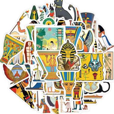 Imagem de Adesivos Cartoon Egyptian 50 peças para adultos e adolescentes - yiwei
