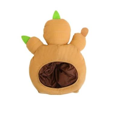 Imagem de Chapéu de fantasia Ginger Root Hat, fibra de poliéster 32x36cm - yiwei