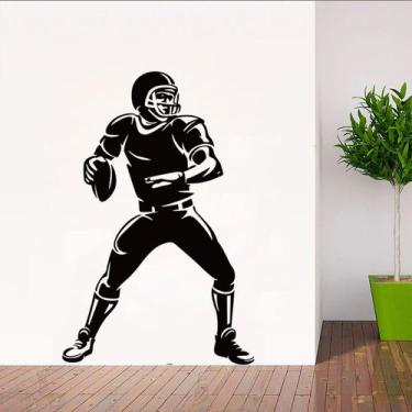 Imagem de Adesivos de parede American Football removíveis 58x89cm PVC - yiweisai