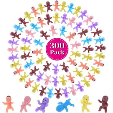 Imagem de Conjunto de plástico para bebês Selizo 300 unidades para jogos de chá 