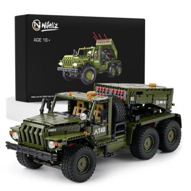 Imagem de Conjunto de construção Nifeliz Rocket Artillery Katyusha Military Truc