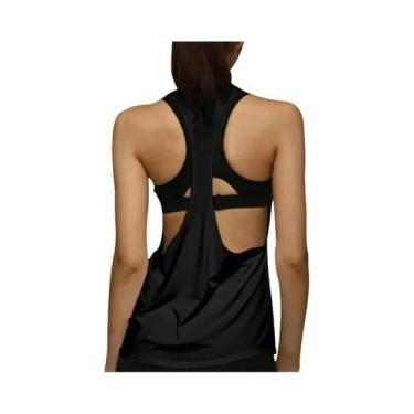 Imagem de Camiseta Esportiva Feminina, Fina, De Secagem Rápida, Sem Mangas, Fitn