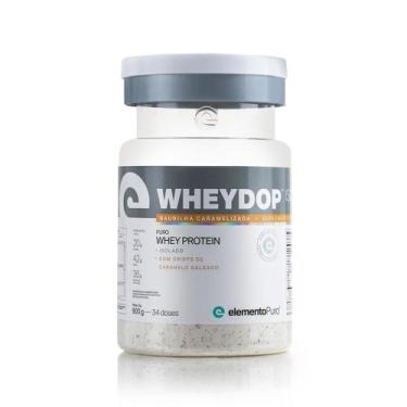 Imagem de Wheydop Iso Elemento Puro - 900g, baunilha caramelizada