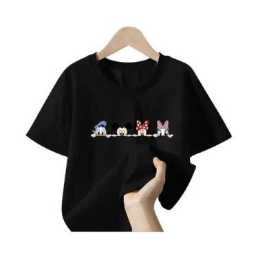 Imagem de Camisetas Com Estampa De Desenhos Animados Da Disney Para Meninos E Me