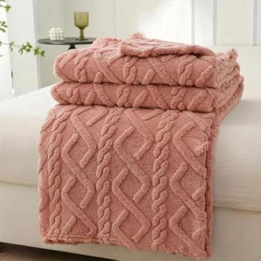 Imagem de Manta Casal Sherpa Glamour Cobertor Microfibra Coberta Aveludado Macia
