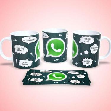 Imagem de Caneca de Porcelana 325ML Amizade Estampa 11 Apta para Micro-ondas e L