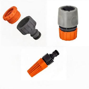 Imagem de Kit Adaptador Engate Esguicho Para Torneira Mangueira Jardim - Tramont