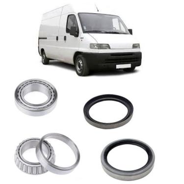 Imagem de Rolamentos Roda Dianteira Fiat Ducato 1998 até 2002 Aro 15 Kit - AD Pa