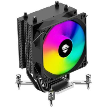 Imagem de Cooler Para Processador Gamer Ninja Hayate X2 ARGB, 90mm, Intel-AMD, G
