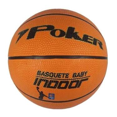 Imagem de Bola Basquete Poker Baby 3 Infantil, Único, Laranja