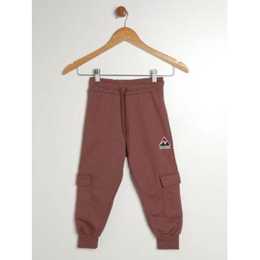 Imagem de Calça Moletinho Cargo Infantil Para Menino - MARROM - Nell Kids, Marro