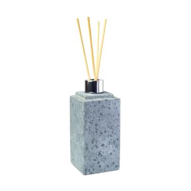 Imagem de Difusor de Varetas Essências Aromas Banheiro Ambiente Pedra Sabao Prata 7cm Industria Sao Jose