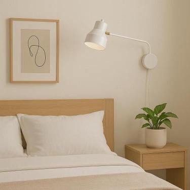 Imagem de Arandela de Parede Agnes com Cúpula Articulada e Design Moderno - lumi