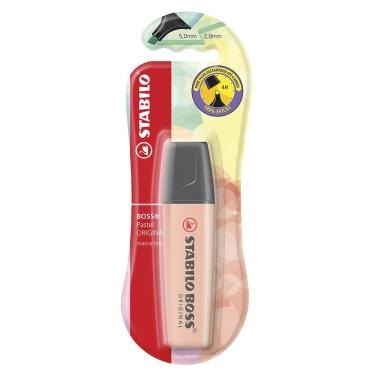 Imagem de Marca Texto Stabilo Boss 1 un. Stabilo Pêssego Pastel Anti-Dry-Out