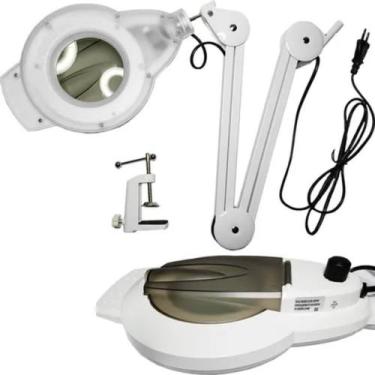 Imagem de Lupa Luminária LED Estética Bivolt Aumento Real Garra - IMPERIUM PRODU