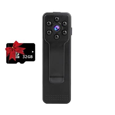 Imagem de 2022 Cámara portadora - Mini Body Camera Video Recorder - Camera Motion Activated - Nanny Small Camera - Tiny Camera - Small Security Camera for Home and Office-JIANGMU