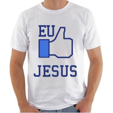 Imagem de Camiseta Eu Curto Jesus Moda Evangelica Camisa Masculina - Vidape