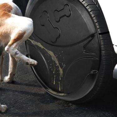 Imagem de Capa Protetora de Roda Pneu do Carro Proteção contra Xixi de Cachorro Aro 13 14 15 16 17 18 com 4 Peças